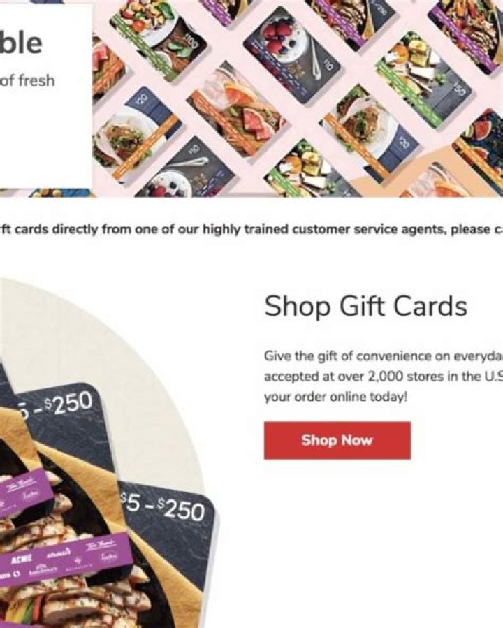 Can I use my Vons gift card online?