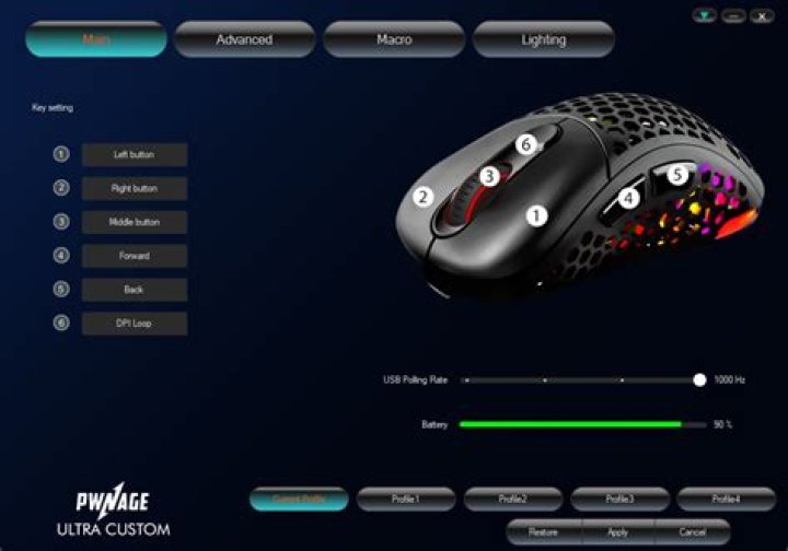 Can the Pwnage Ultra Custom drag click?
