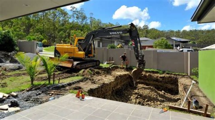Can you dig out a filled in pool?