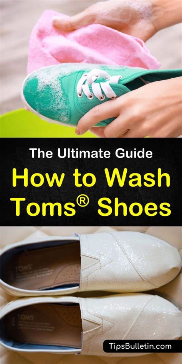 Can you wash burlap Toms?