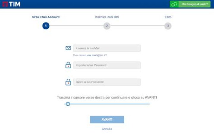 Come registrarsi su Tim mail?