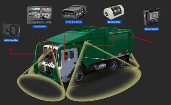 Do Waste Management trucks have cameras?