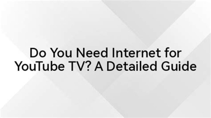 Do you need Internet for a DVR?