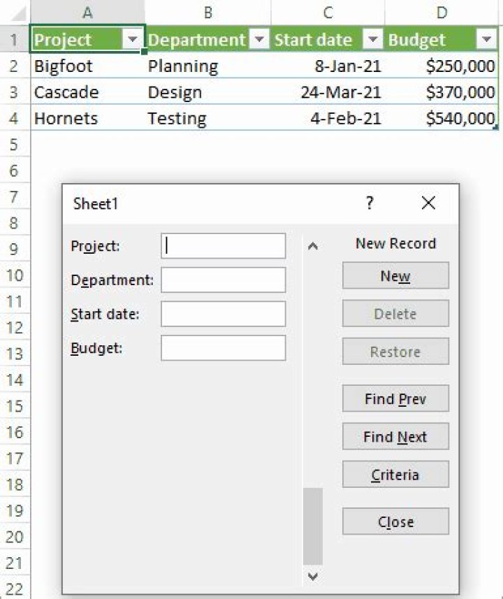 Does Excel for Mac have forms?