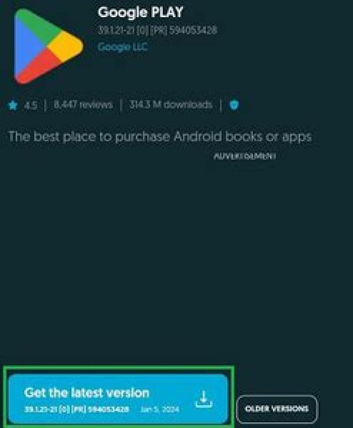 How do I download the latest Google Play store?
