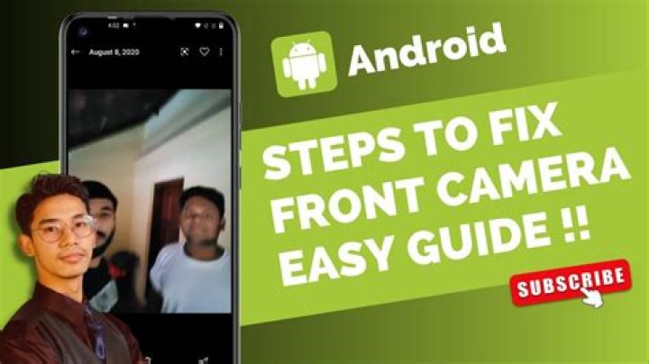 How do I fix my front camera on my Huawei?
