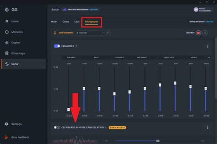 How do I get my mic off my record?
