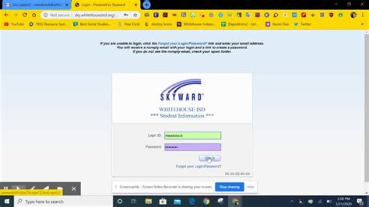 How do I get my skyward username?
