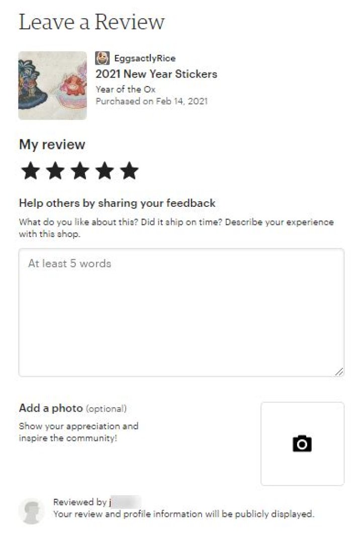 How do I leave a review on Squarespace?