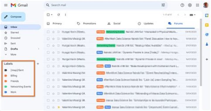 How do I organize my Gmail categories?