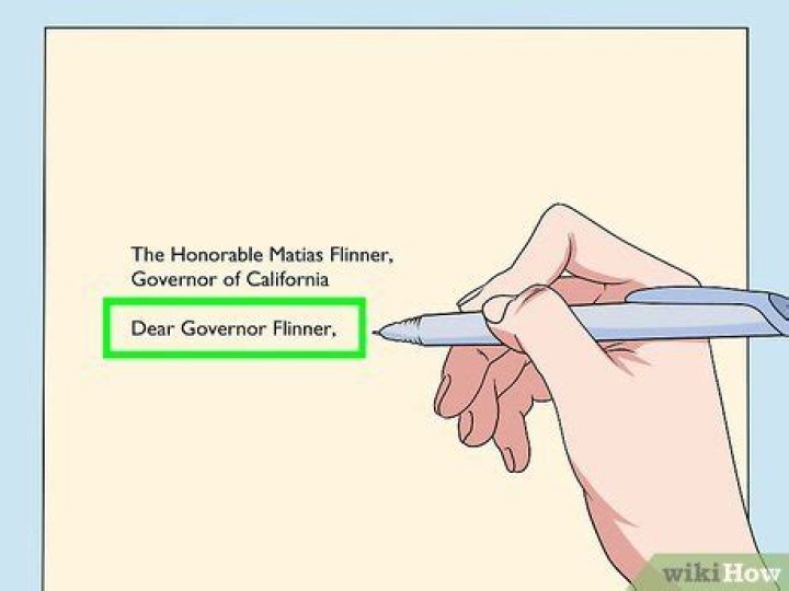 How do you address a governor in a letter in California?