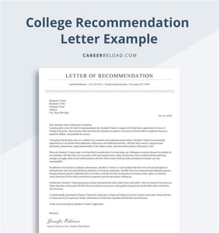 How do you ask for a college recommendation?