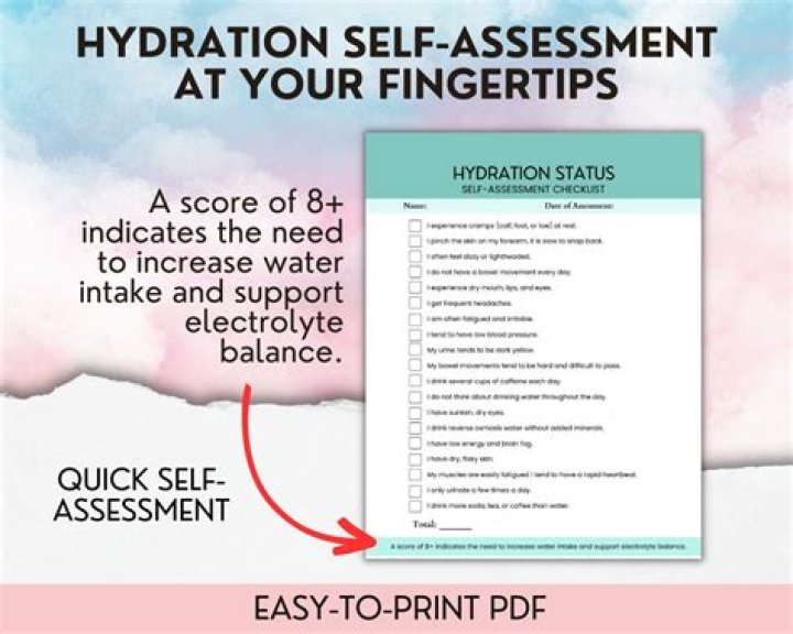 How do you assess hydration status in an infant?