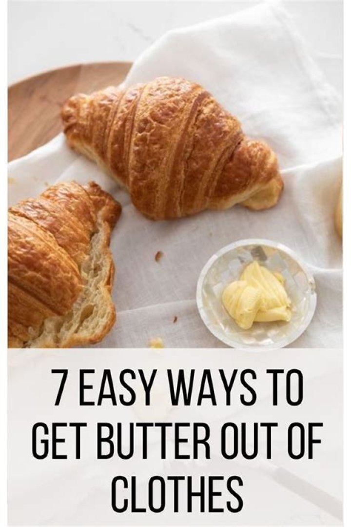 How do you get butter out of silk?