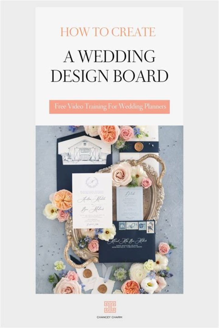 How do you make a wedding design board?