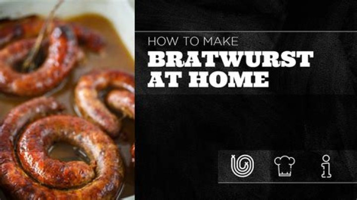 How do you make bratwurst from scratch?