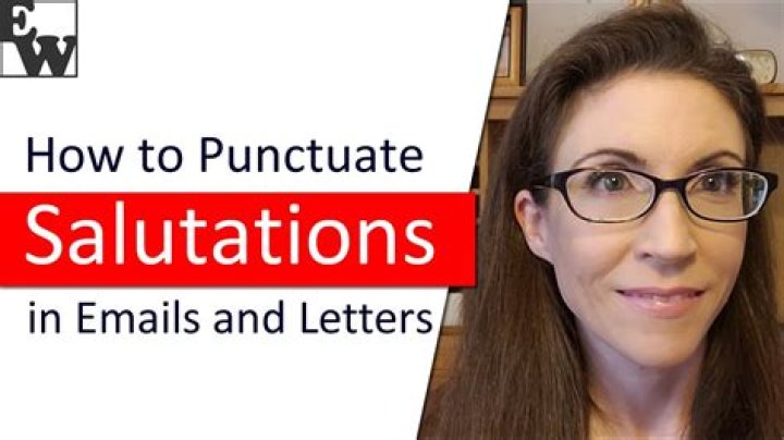 How do you punctuate addresses?