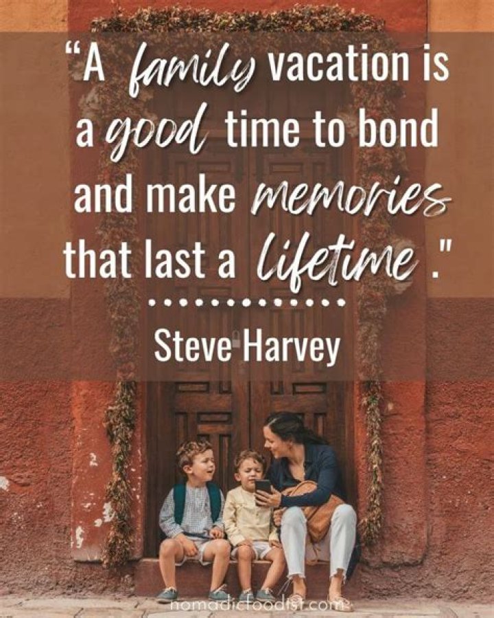 How do you travel with a family?