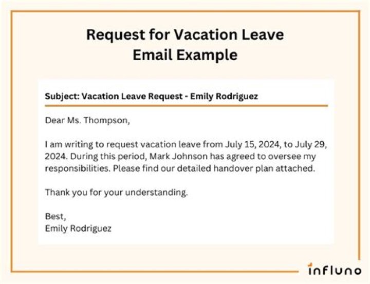 How far in advance should I request vacation?