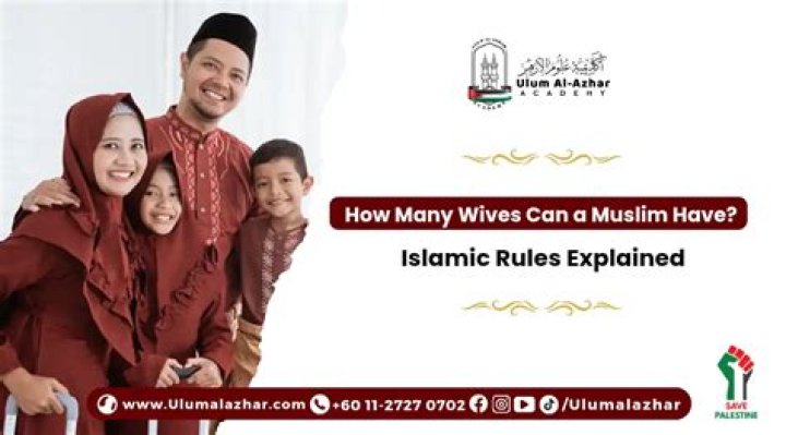 How many wives can you have in the Muslim religion?