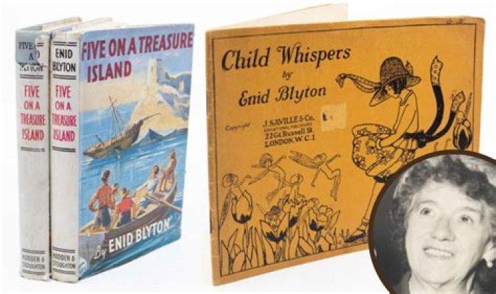How old was Enid Blyton when she wrote her first book?