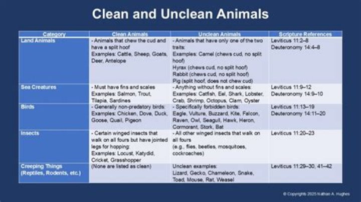 Is Goat clean or unclean?
