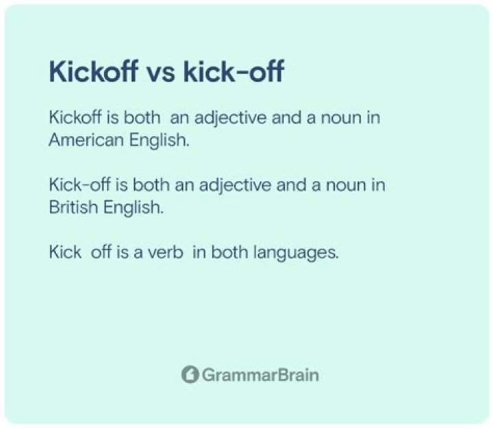 Is it kickoff or kick off meeting?