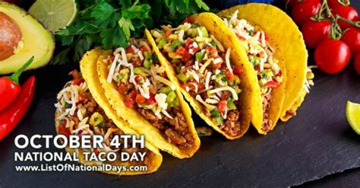 Is October 4th National Taco Day?