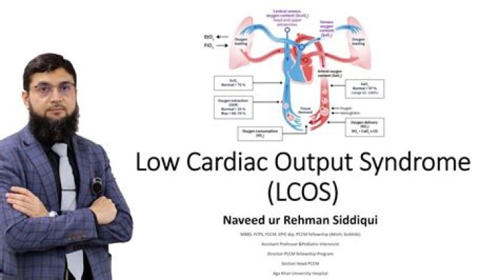 What are common symptoms of low cardiac output?