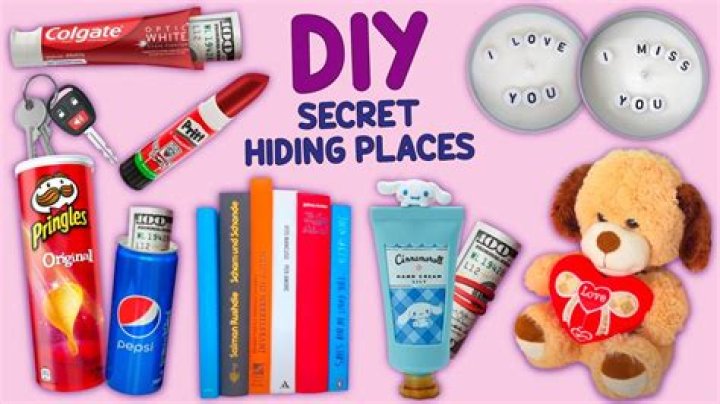 What are good places to hide things?