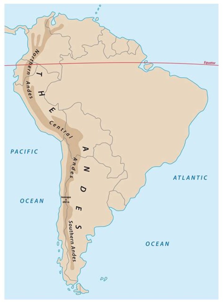 What are the mountains called in Venezuela?