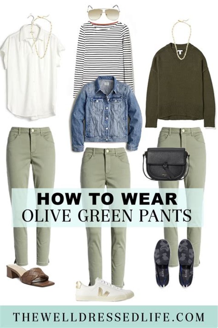 What can I wear with khaki green leggings?