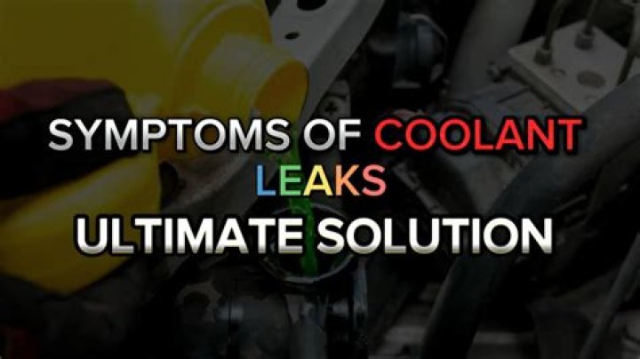 What causes an internal coolant leak?