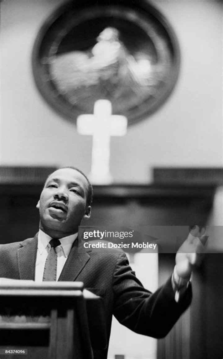 What did MLK Jr preach at Ebenezer Baptist Church?