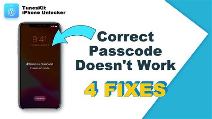 What do I do if my iPhone passcode doesn't work?