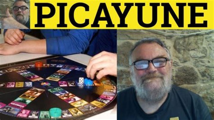 What does Picayune mean in English?