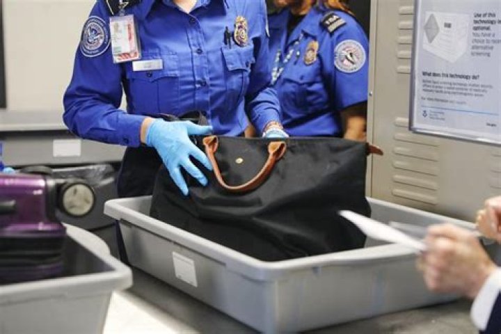 What does the airport do with confiscated items?
