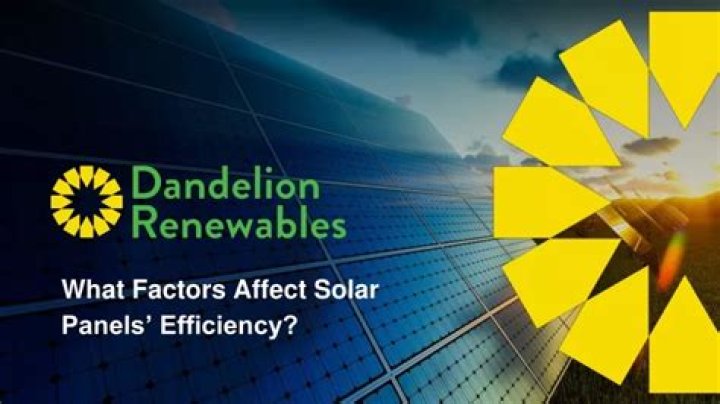 What factors affect solar panels?