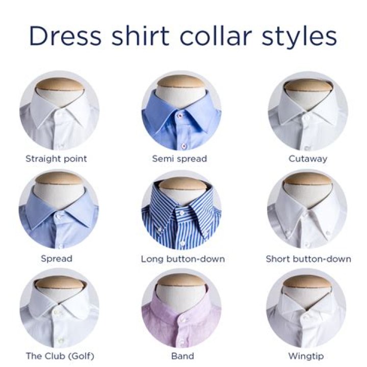 What is a dress shirt with white collar and cuffs called?