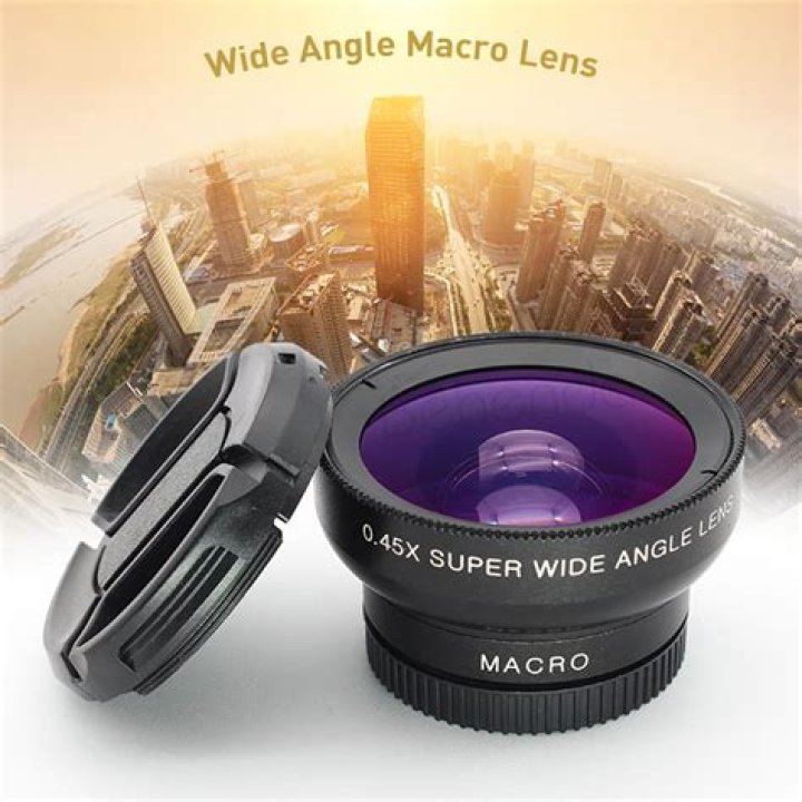 What is a wide angle macro lens used for?