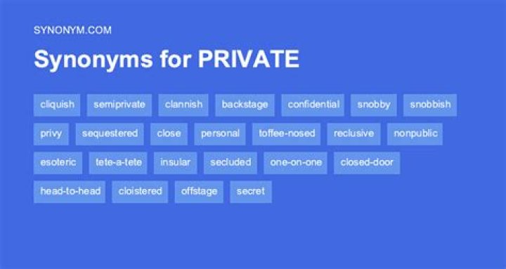 What is another word for private information?