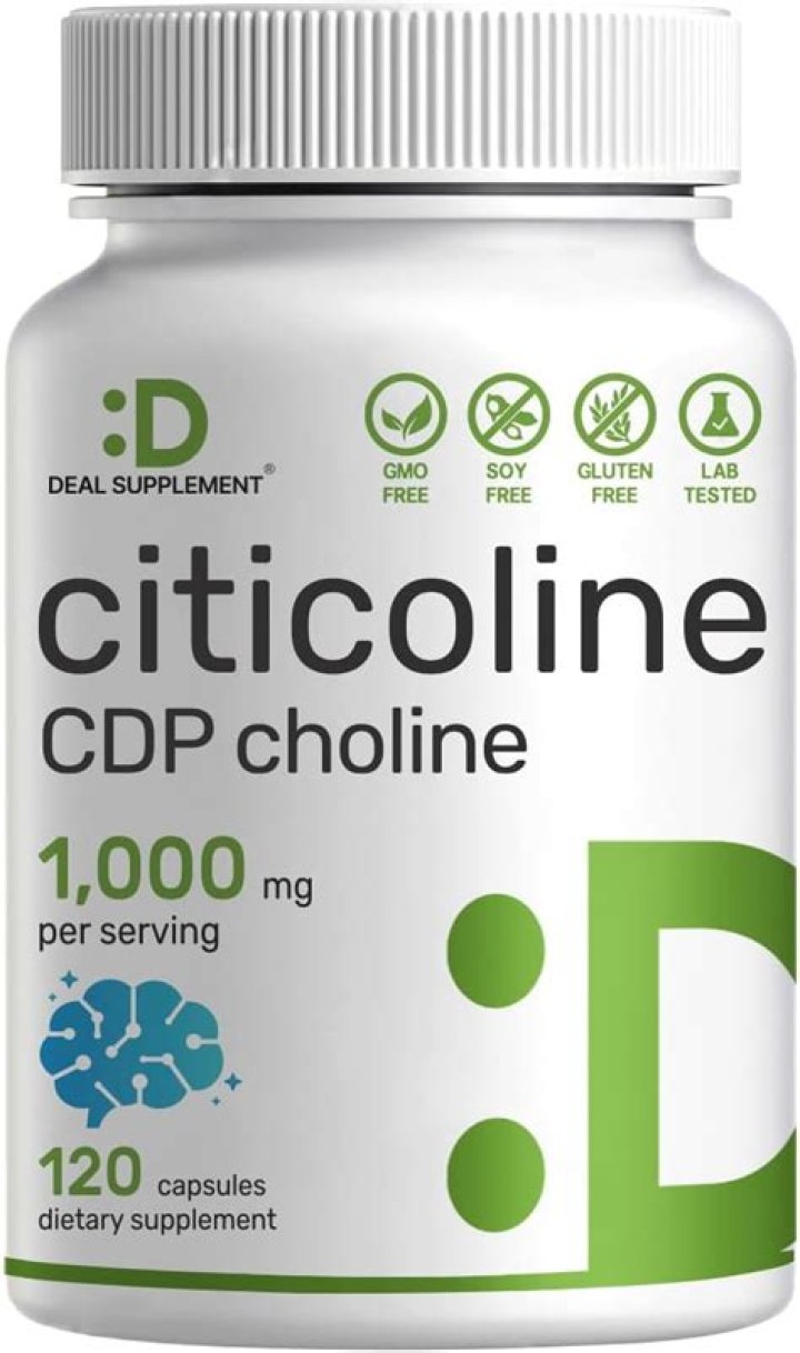 What is citicoline CDP choline used for?