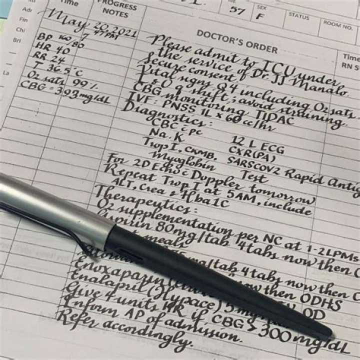 What is Doctor handwriting called?