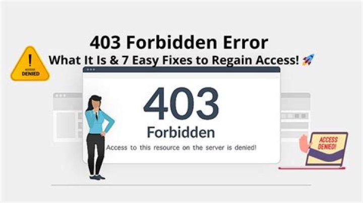 What is mean by 403 forbidden?