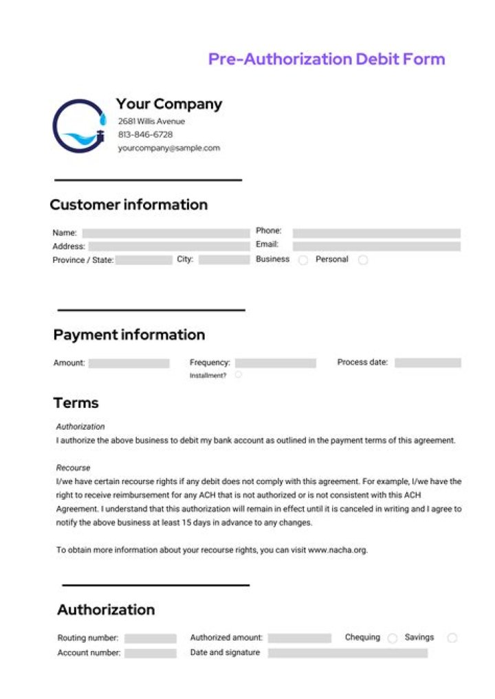 What is pre-authorized Cheque?