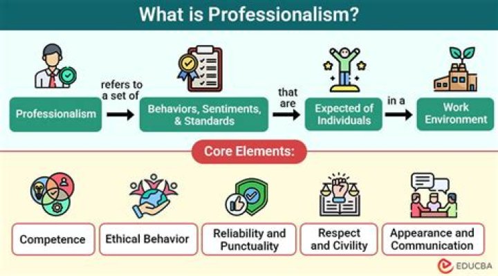 What is professionalism for a student?