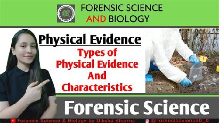 What is the difference between trace and physical evidence?
