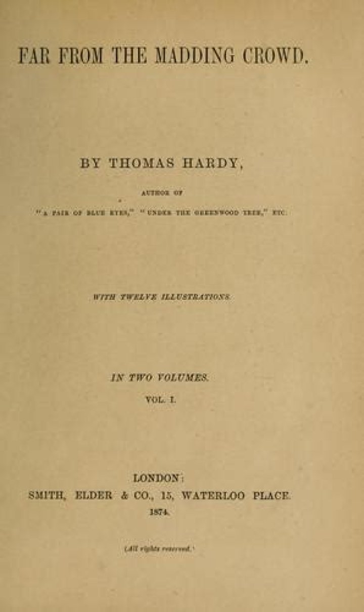 What is the meaning of the title far from the madding crowd?
