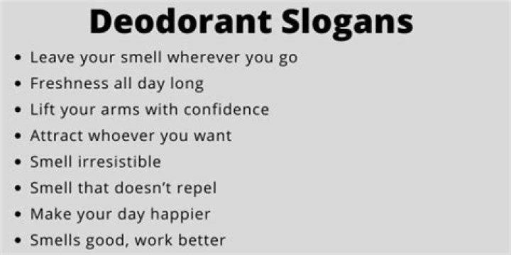 What is the Secret deodorant slogan?