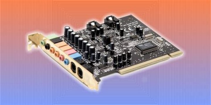What is the sound card used for in a computer?